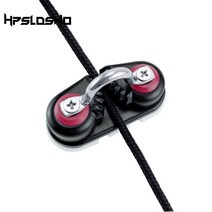 보트 액세서리 양극산화처리 알루미늄 캠 클리트 리딩 링 포함 로프 페어리드 해양 요트 필라테스