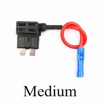 소형 미니 농업용 트렉터 운반차 트랙터 곡물 이송기 1PCS 12V 미니 소형 중형 퓨즈 홀더 Add-a-Circuit, 03 Black