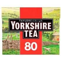 커피대용차 영국드립백 요크셔 차 티백 따뜻한차 Yorkshire 80 per pack, 1세트