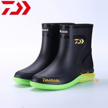 낚시복 Daiwa-낚시화 아웃도어 하이킹 피싱슈즈 남성용 미끄럼 방지 튼튼한 방수 플러스 벨벳 고무 장화, 07 45, 06 Picture Color 6