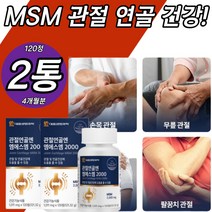 조인트 관절 연골 건강 엔 msm 2000 식용유황 영양제 파우더 powder 분말 가루 식물성 고약사 성분 미국