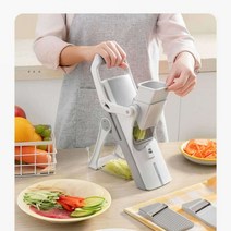 가정용정미기 파 당근 만능 절단기 채썰기 파절기, 업그레이드모델 + 6 나이프