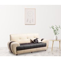 서광퍼니처 로엠 라텍스 3인용쇼파 소파 스툴세트 sk, 로엠 투톤/양팔/스툴없음/pvc다리