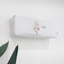 린넨 삼성 무풍 엘지 휘센 듀얼 발뮤다 스탠드 벽걸이 에어컨 선풍기 커버 보관 덮개, 에어컨커버벽걸이_드림캐쳐