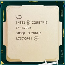 인텔 I7 i7-8700K 느슨한 CPU 1151 공식 버전 2011, 한개옵션0