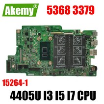 노트북 메인보드 Dell inspiron 7368 5568 7569 3379 노트북 마더 보드 CN08DX5J 0KY1XP 152641 4405U I3 I, 03 I37100U