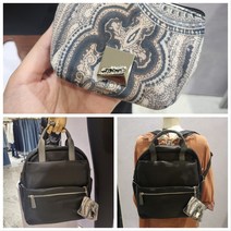 올리비아로렌 베이직한 블랙 페이즐리 포인트 백팩 가방 nc청주점 vycubys1111