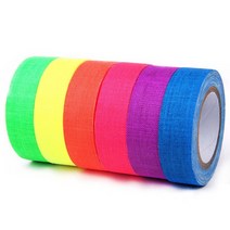 스튜디오 무대를 만드는 당 기술을위한 형광 테이프 Blacklight 반응성 접착, 02 6 pcs