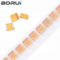 10pcs B 1 미크로포맷 4.7 10 220 탄탈 콘덴서 4V 6.3 16V 20V 25V 35V 50V 3528 1210 227, 05 B 6.3V 220UF 227