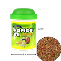 플레이크(모든 열대어의 먹이) 25G 금붕어밥 수족관용품