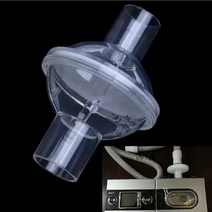 코골이양압기 방지기구 마스크 CPAP 박테리아 바이러스 필터 호흡 마스크 튜브 호스 기계 액세서리 수면, 01 2PCS