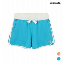 아미끌로 여성 컬러 블럭 반바지