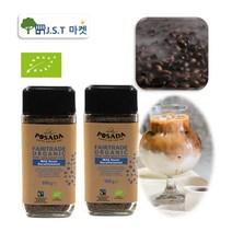 포사다 유기농 마일드로스트 디카페인 커피 공정무역 무카페인 커피 아라비카 원두, 100g, 2병