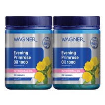 와그너(Wagner) 와그너 달맞이꽃 오일 1000mg 200 캡슐 X 2개, 400캡슐, 1세트