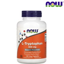 나우푸드 세로토닌영양제 L-트립토판 500mg 120캡슐, 1개, 기본