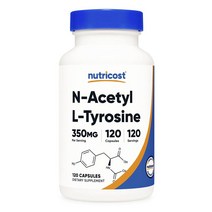뉴트리코스트 N-Acetyl L-Tyrosine 350mg 캡슐, 120개입, 1개