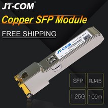 광섬유장치 통신장비 기가비트 SFP 모듈 RJ45 커넥터 1000 Mbps 미니 gbic 구리 광섬유 트랜시버 포트 호환 Cisco / Mikrotik TP-Link 이더넷 섬유, [03] 5pcs