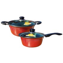 선학 알루미늄 경질 2종 냄비세트 편수18cm 양수 20cm 라면 자취용 냄비
