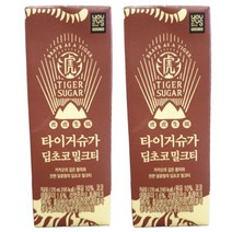 타이거슈가 딥초코밀크티 카카오팩음료 235ml x 20개, 상세페이지 참조