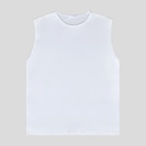 우드피카 남녀공용 오버핏 나시 티셔츠