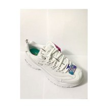 스케쳐스 딜라이트 여성 Skechers DLites - Fresh Start Sneaker US Size 7.5 White/Silver