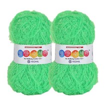 [앵콜스] (10+1) 웰빙 수세미 반짝이(2볼묶음) 80g 원조 수세미실 퐁퐁 아크릴 수세미, 20 네온그린(2볼묶음)