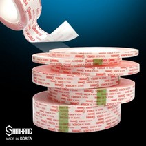 삼항 국산 아크릴 폼 초강력 투명양면테이프 1T, 폭25mm X 길이10M