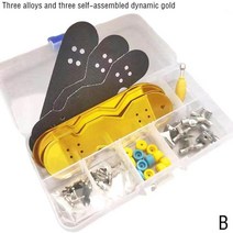 핑거보드 플라스틱 미니 손가락 스케이트 보드 데크 테이블 스포츠 게임 DIY 지판 성인 어린이용 무작위 패턴 선물 5 개/세트, [02] Style B