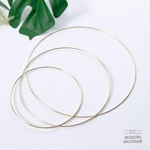 골드 메탈링 25cm~35cm 드림캐쳐링 마크라메 재료 모던마크라메 마크라메키링 마크라메목봉 마크라메트리 마크라메월행잉