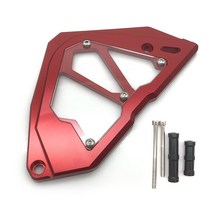 kawasaki 닌자 250 닌자 300 Z250 Z300 2013-2017 프론트 스프로킷 체인 가드 커버 왼쪽 엔진 커버, 하나, 빨간색