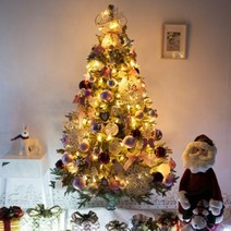 플라워트리 고급 핑크양모볼그레이트리 180cm (양면) 크리스..., 단품