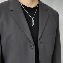 [골드러쉬] N-187 남자목걸이 비즈포인트 남여공용 펜던트 메탈체인 남성패션 쥬얼리