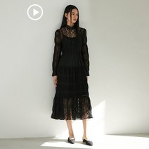 에고이스트 하이넥 레이스 롱 원피스 EP1WO266 133046