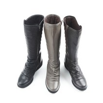 오브엠 가벼운 소프트 드류 소가죽 롱부츠 S11CL5215_4CM