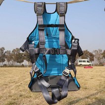패러글라이딩 안전장비 후크 하네스 훈련 시트백, 블루, 1개