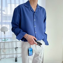 린넨 파자마 링클프리 오픈카라 남방 셔츠(8color)