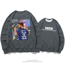 FOREVER 리오넬 메시 파리 생제르맹 맨투맨 빅사이즈 봄 가을 남자 여자 긴팔 PSG 생제르망 축구 커플