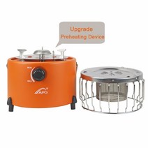 스토브 미니 가스 apg 휴대용 2 in 1 캠핑 히터 야외 워머 프로판 부탄 텐트 히터 요리 시스템, 업그레이드