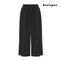 보니스팍스 보니스팍스 스트라이프 허리밴딩 와이드 팬츠-MX83SL338