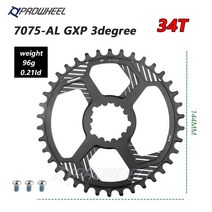 로드 MTB 자전거 크랭크 체인 휠 PROWHEEL MTB GXP 자전거 크랭크 셋 고정 기어 크랭크 28T 30T 32T 34T 36T 38T 체인 링 sram gx xx1 X1 x9 gxp NX 용 체인 휠, 10 MPX12 34T(3)