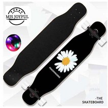 롱보드 댄싱 입문용 42인치 스케이트보드 초보 크루저 BOD110, 18