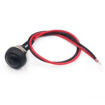 전동킥보드 경적스위치 킥보드깜빡이푸시 버튼 스위치 방수 소형 자동차 회로 와이어 스피커 전기 미니 보, 05 PBS-33B Self reset