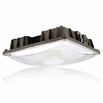 Konlite 40W LED 캐노피 영역 조명 - 175W 동일 5450루멘 5000K 다크 브론즈 120-277V UL 주유소 간이 차고 상점 지하통 적재 도크 등에 이상적. [, 27W, 1-Pack