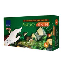 아베나 요리용 니트릴 위생장갑 DK550KF, 대(L), 1개