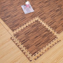 거실매트 조립매트 우드패턴 (31cmX31cm16장1세트) 퍼즐매트 놀이방매트 층간소음매트, A타입월넛(31cmX31cm 16개), 16개