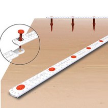 트랙포인트 TP50-1 인조 고무 운동장 라인 트랙 조립식, 플레이트(초록)+못(주황)