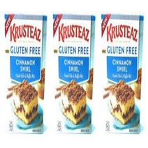 Krusteaz Gluten Free Cinnamon Swirl Crumb Cake Muffin Mix 20oz (Pack of 3) Krusteaz 글루텐 프리 계피 소용돌이, 1