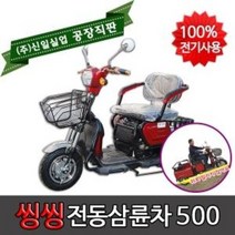 신일실업 전동삼륜차 노인전동차 효도선물 삼륜차 전기오토바이 씽씽-500