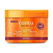 Cantu 코코넛 컬링 크림 340g(12온스), Coconut_12 Ounce (2개)