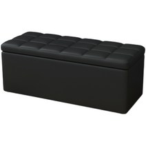 옷가게 소파 스툴 벤치 수납 피팅 룸 레스트 신발 가게 교환 긴 발판 가죽, 3 블랙, 80cm X 40cm X 40cm